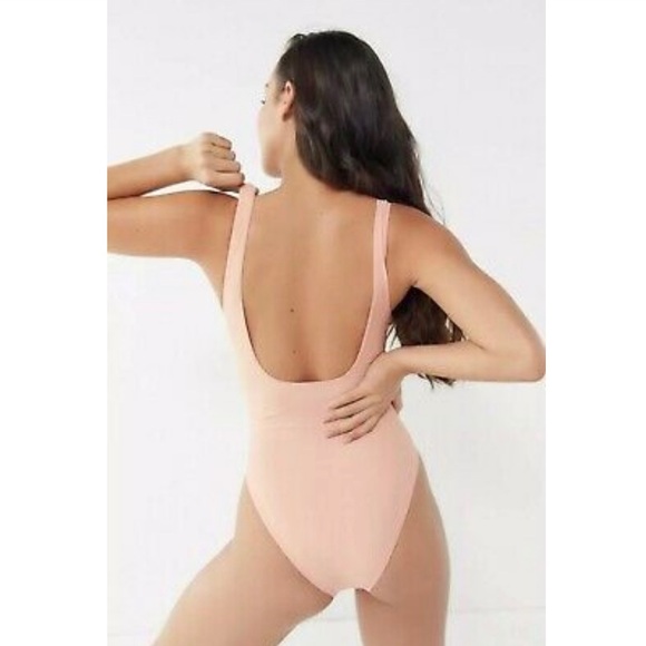 Adidas Swimsuit Trefoil Swim Pink Logo 1 Piece! - Picture 4 of 7